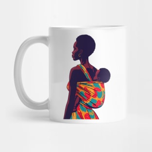 Afrocentric Mother And Baby Mug